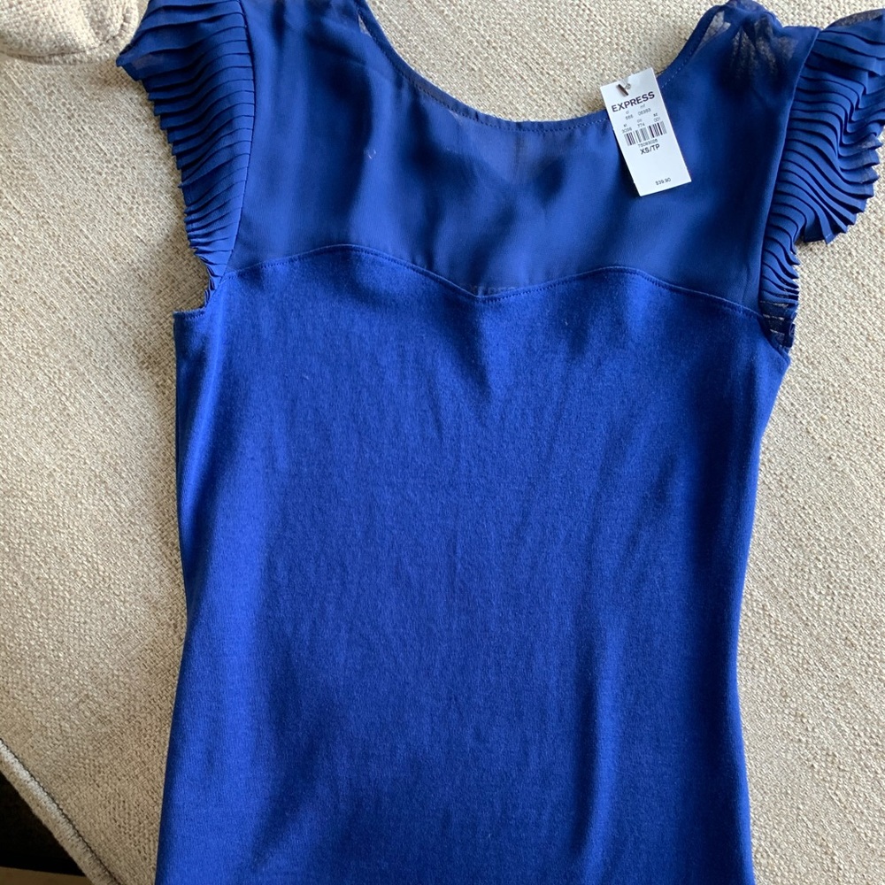 Express Pleated Sleeve top